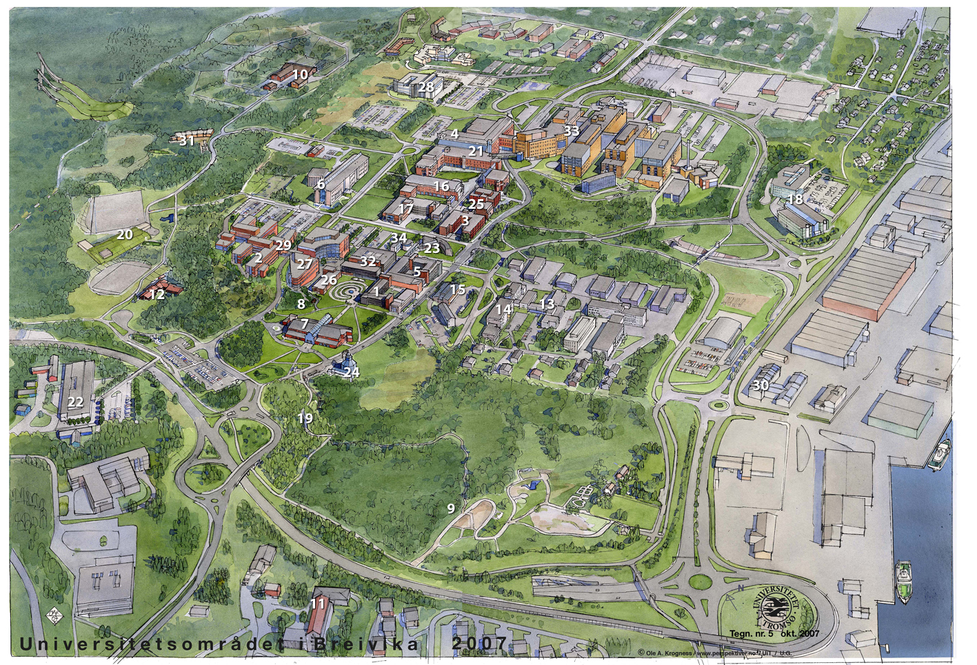 Kart over Campus