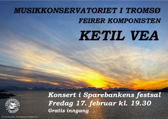 Musikkonservatoriet feirer Ketil Vea. Foto fra Bø i Vesterålen Musikkonservatoriet feirer Ketil Vea. Foto fra Bø i Vesterålen