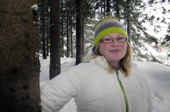 Ellen Elverland har forsket på gran og furu. (Bredde: 560px) Ellen Elverland har forsket på gran og furu. (Bredde: 560px)