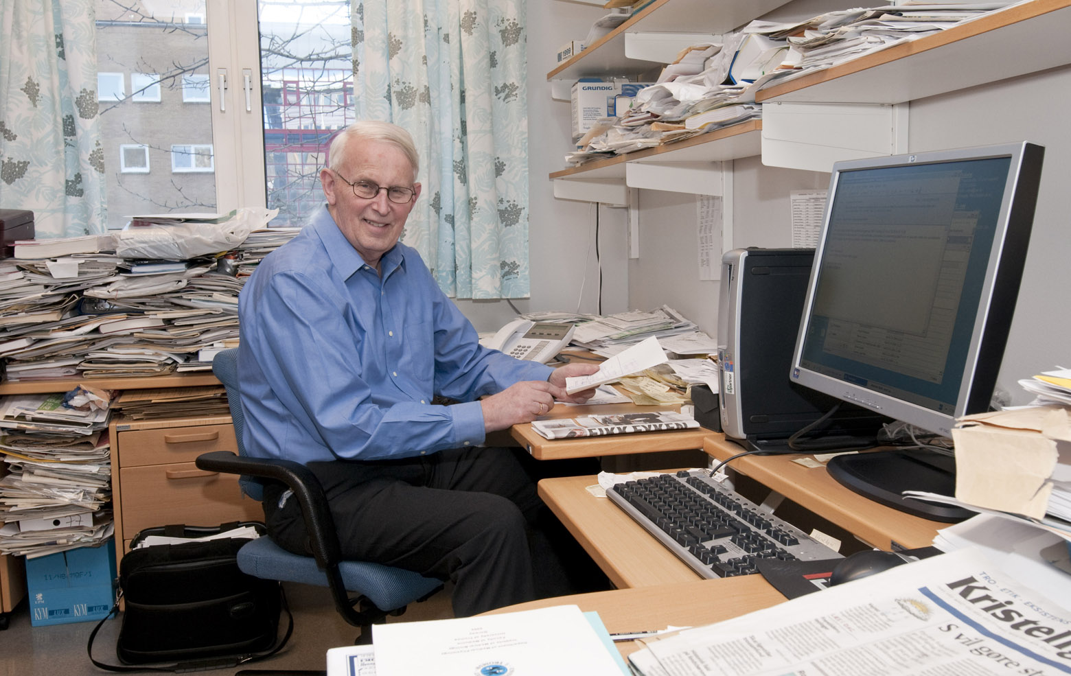 Mjøs på eget kontor 2009