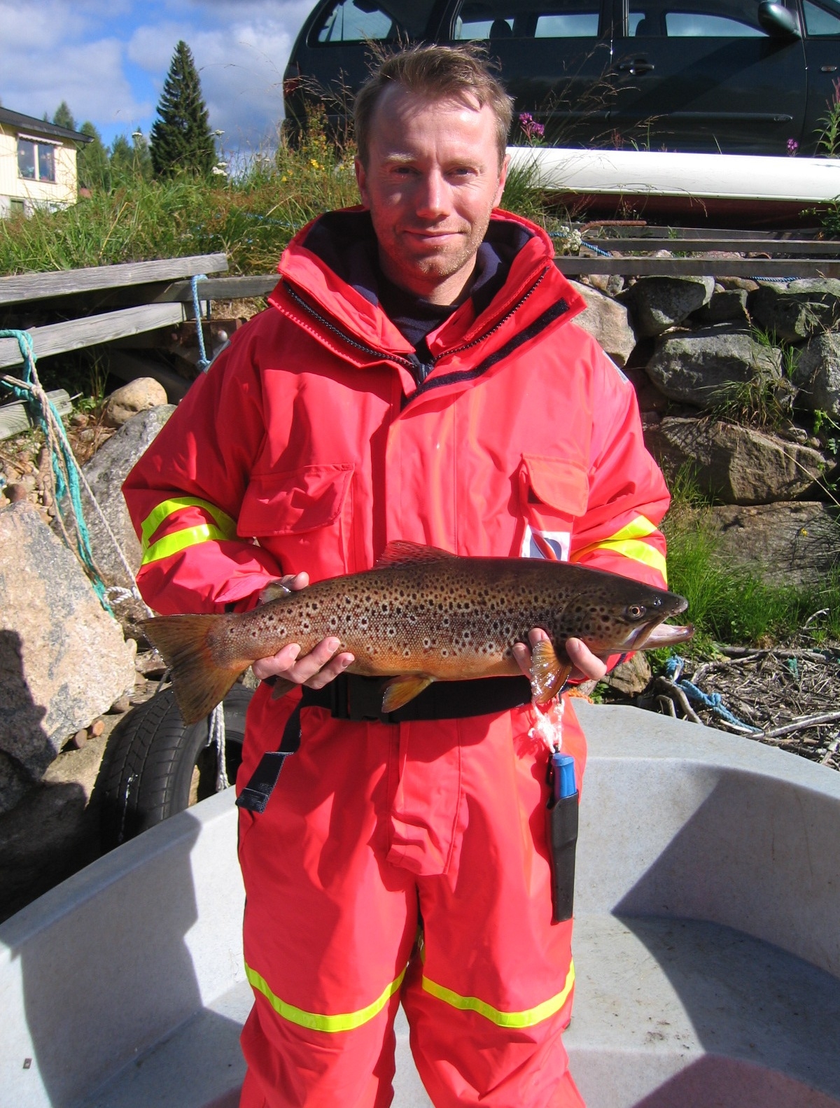 Hallvard Jensen og ørretten