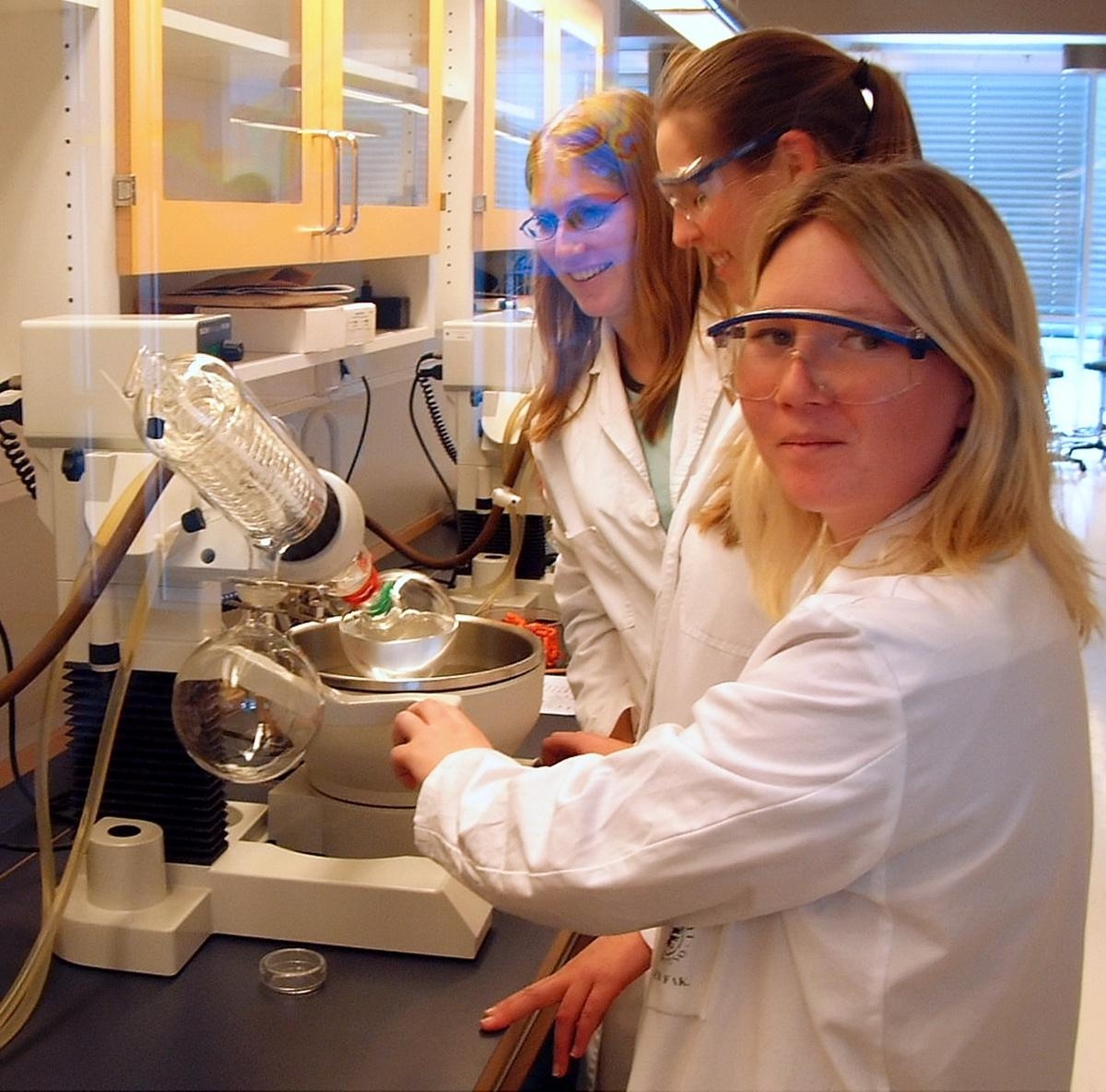 Studenter p&aring; farmasi