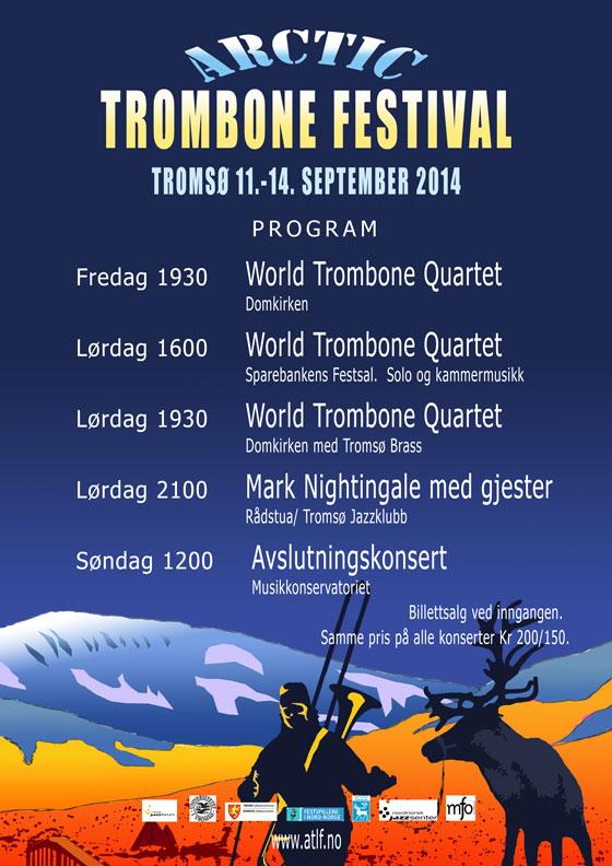 Program for Arctic Trombone Festival 2014