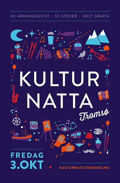 Plakat Kulturnatta i Troms&oslash;