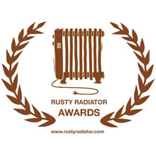Rusty radiator awards logo