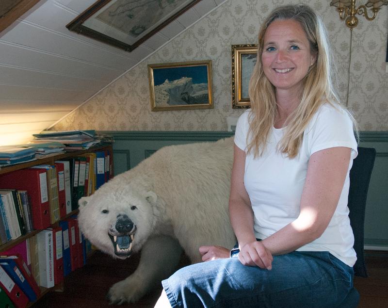 Lena Aarekol er daglig leder ved Polarmuseet. Foto: Karine Nigar Aarskog