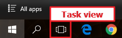 Task view button
