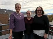 Kelly A. Frazer, Terry Solomon og Erin N. Smith på besøk i Tromsø, TREC.