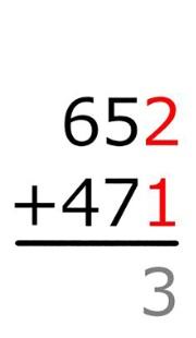 2_Algoritme_Traditional_Addition_Step_1.jpeg Slik kan en enkel algoritme se ut.