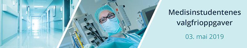 Illustrasjons-/bannerbilde for Medisinstudentene presenterer sine valgfrioppgaver
