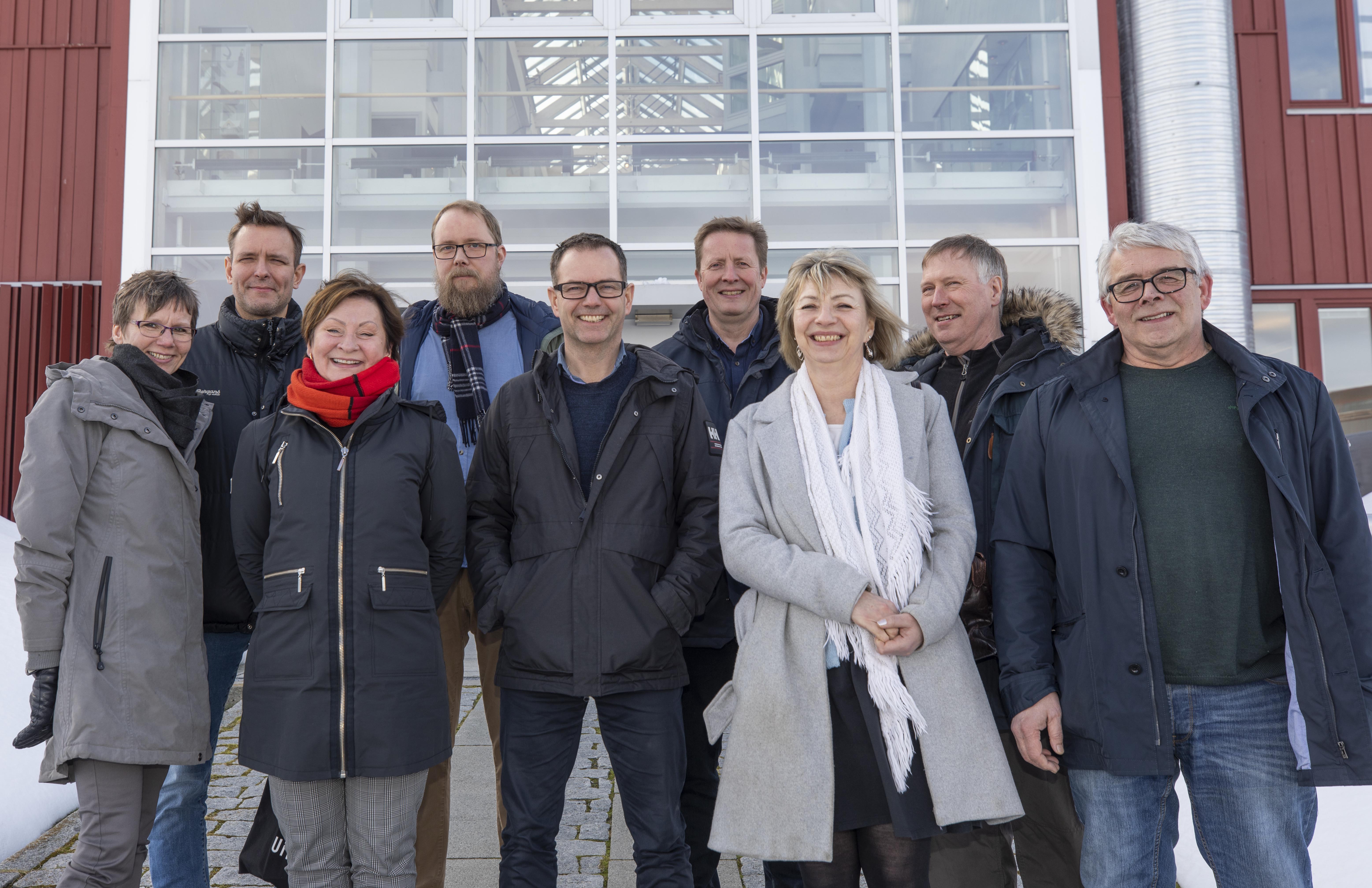 Ansatte i faggruppe for grafiske tjenester ved UiT Norges arktiske universitet