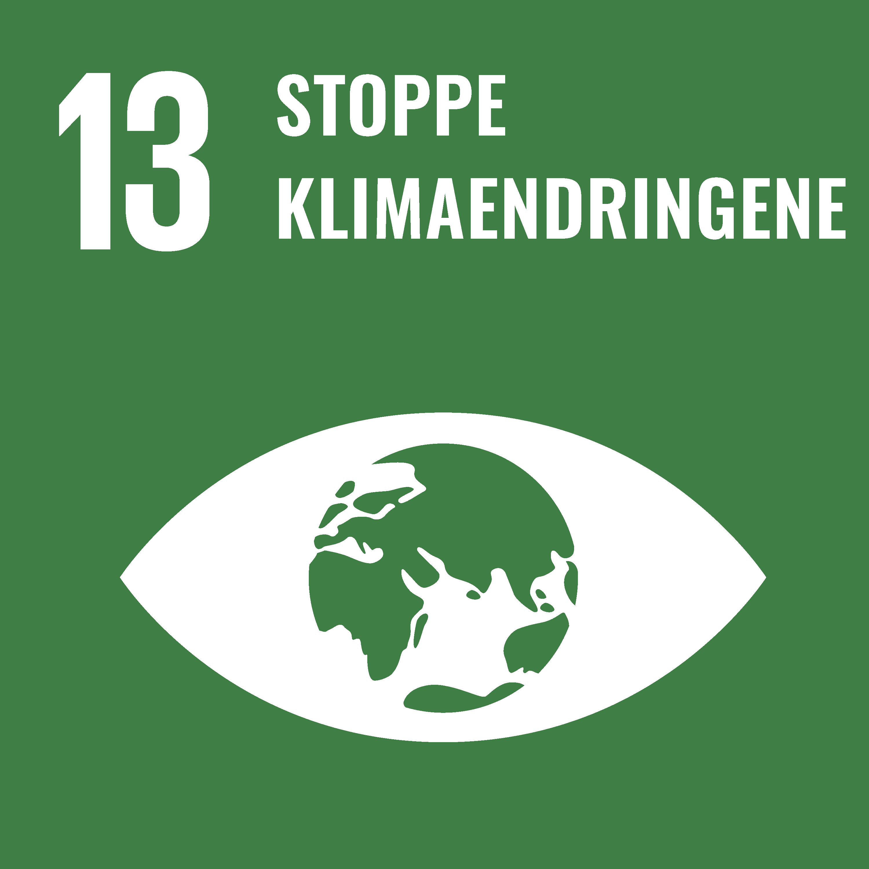 ikon bærekraftsmål 13 stoppe klimaendringene