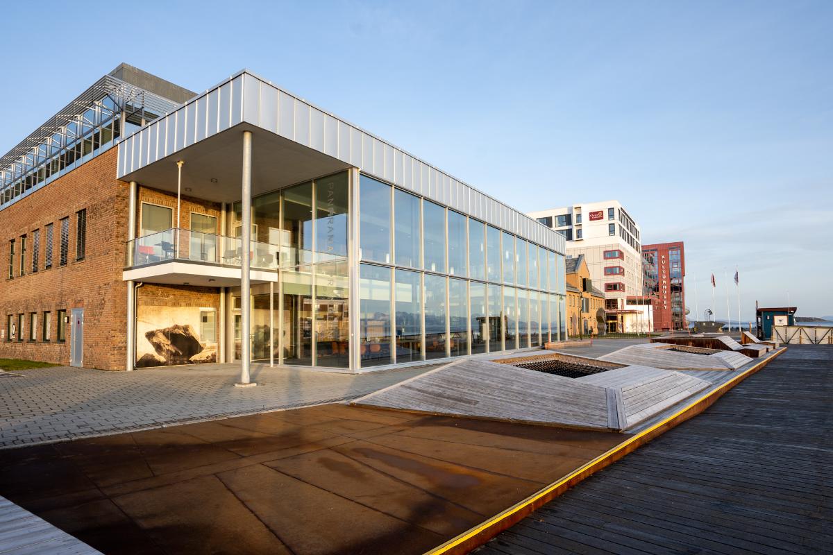 Utsiden av Campus Harstad bygningen