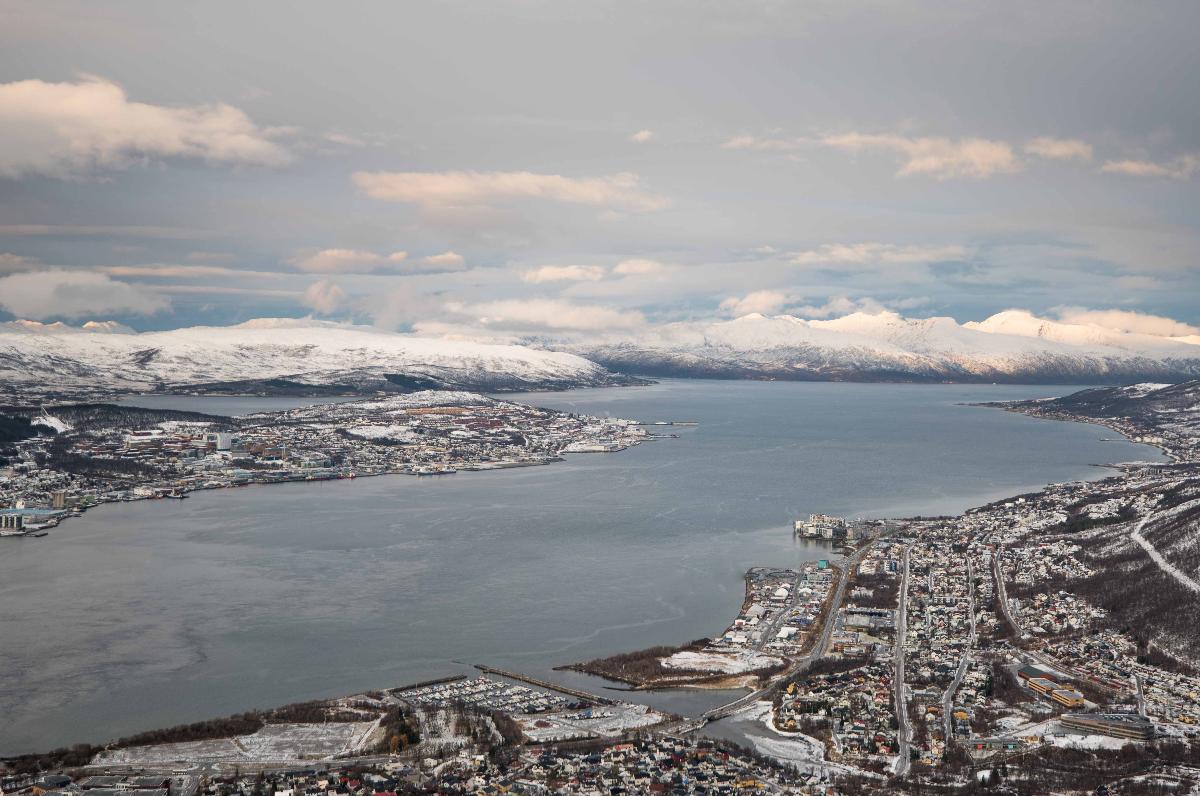 vinterbilde fra Tromsø