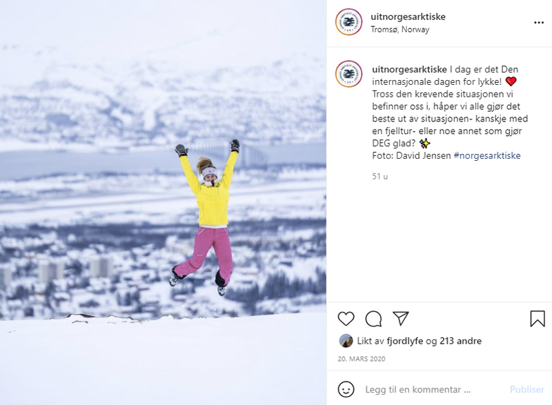 Instagram-post fra @uitnorgesarktiske