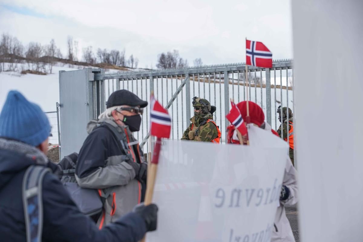 Den nye atomubåthavna har skapt protester i Tromsø. 