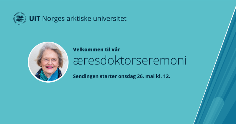 Banner_Facebook_blå.png Gro Harlem Brundtland er utnevnt til æresdoktor ved UiT.