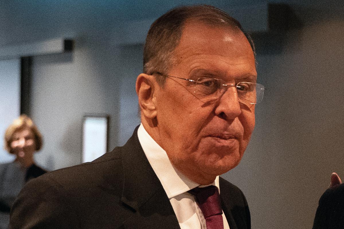 Den russiske utenriksministeren Sergej Lavrov fra et besøk på UiT i fjor høst. 