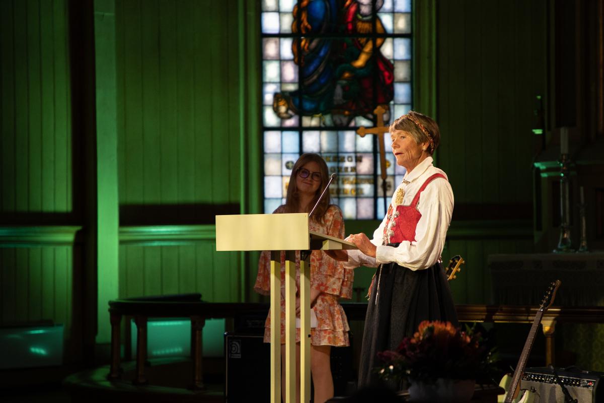 Ingerborg Harsten talar