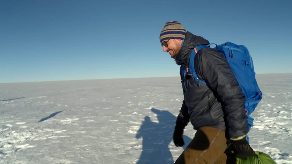 Kronprinsen går over Grønland på ekspedisjon med UiT