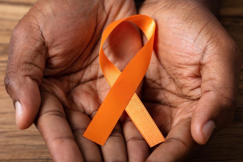 oransje sløyfe symboliserer leukemi awareness