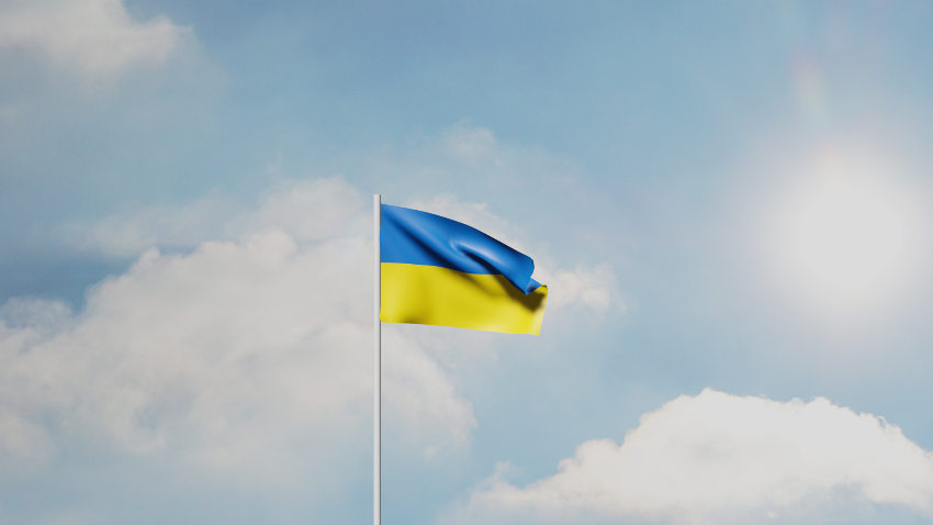 Ukrainsk flagg/Harrison Carmicon