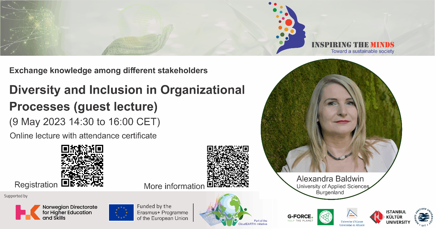 Illustrasjons-/bannerbilde for Diversity and Inclusion in Organizational Processes by Alexandra Baldwin