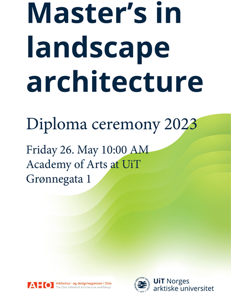Illustrasjons-/bannerbilde for Master's in landscape architecture - Diploma ceremony 2023