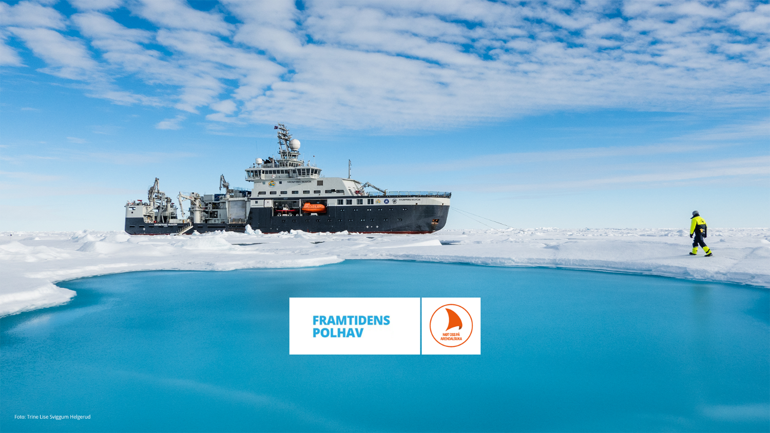 Illustrasjons-/bannerbilde for Arendalsuka: Fra hvitt til bl&aring;tt: Kunnskap og forvaltning av Framtidens Polhav