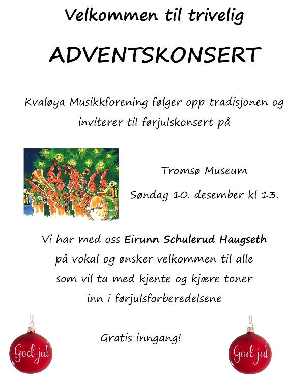 Illustrasjonsbilde for Adventskonsert med Kvaløya Musikkforening