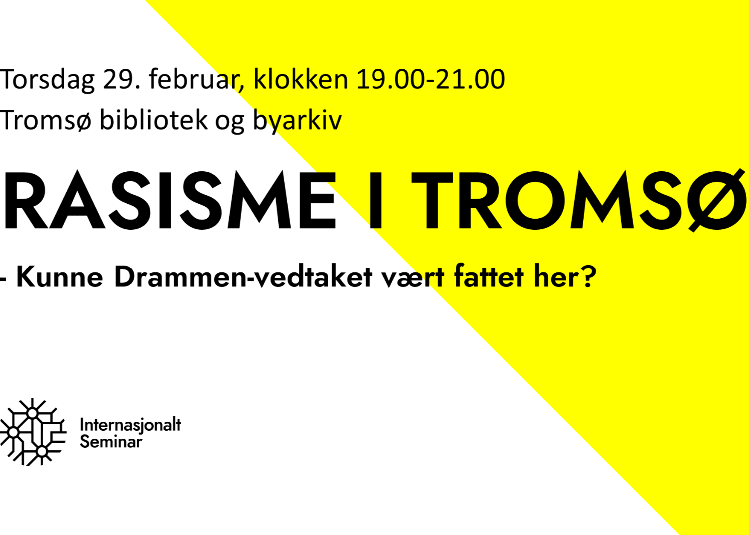 Illustrasjons-/bannerbilde for Rasisme, inkludering og mangfold i Tromsø / Racism, inclusion and diversity in Tromsø