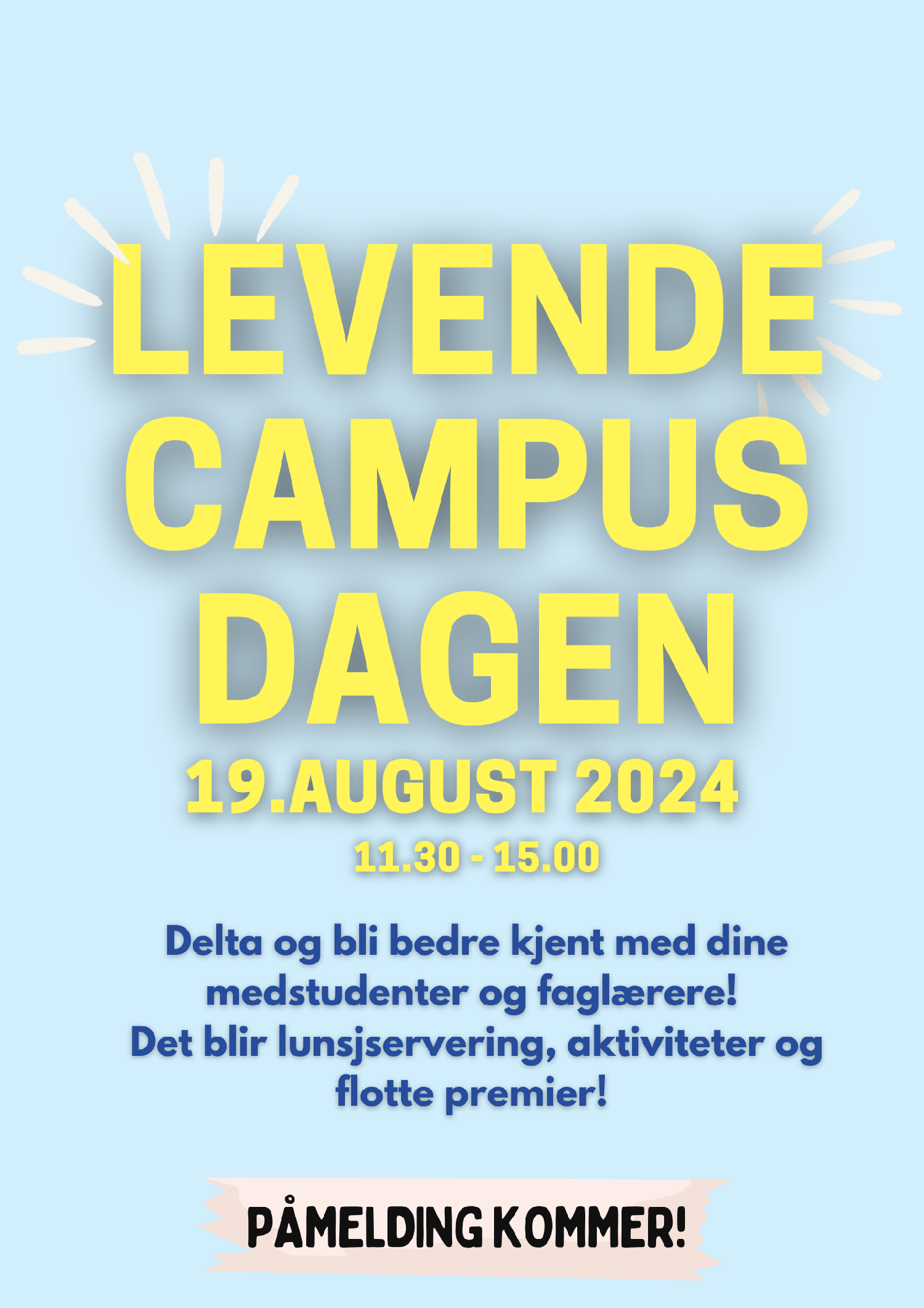 Illustrasjons-/bannerbilde for Levende Campus dagen 2024