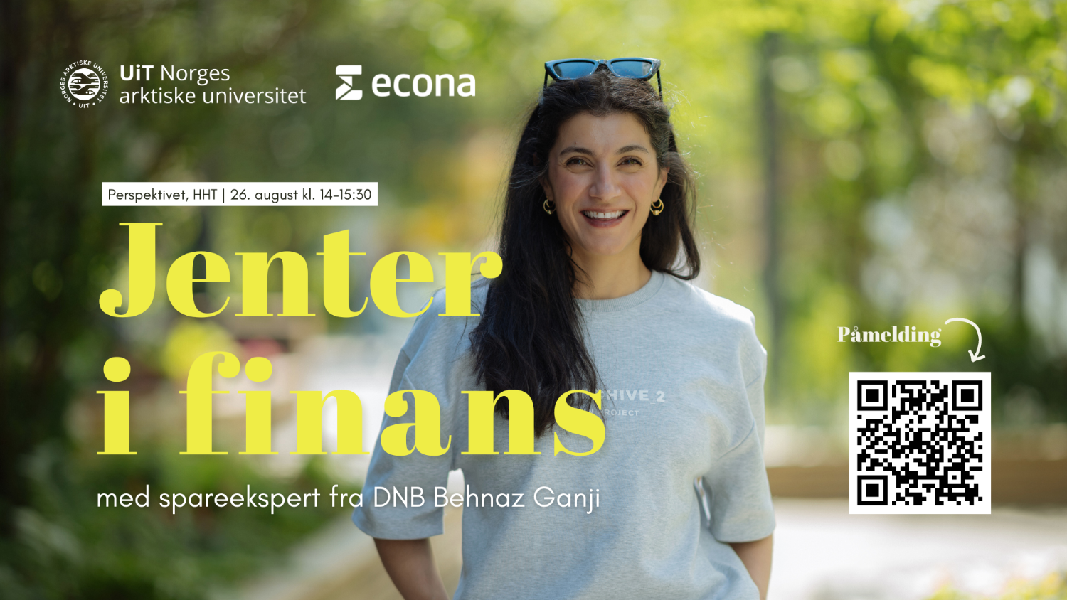 Illustrasjons-/bannerbilde for Jenter i finans