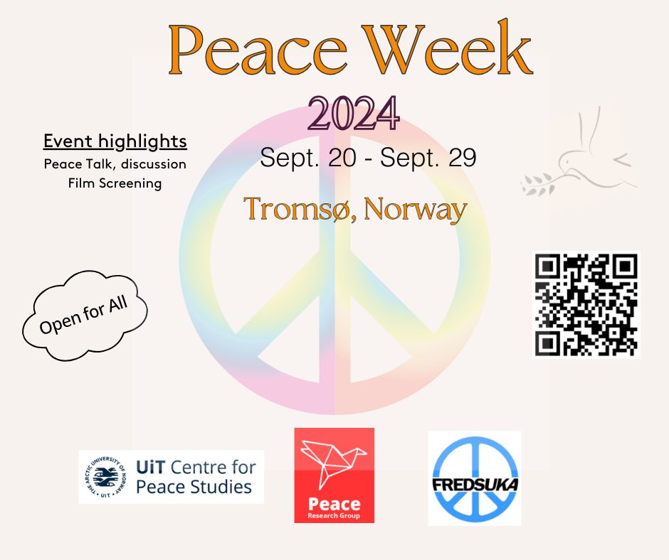 Illustrasjons-/bannerbilde for Peace Week - Tromsø