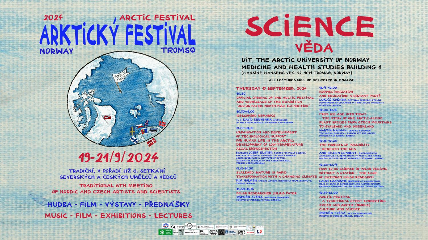 Illustrasjons-/bannerbilde for Arctic Festival: A Festival of Arctic and Czech Culture and Science