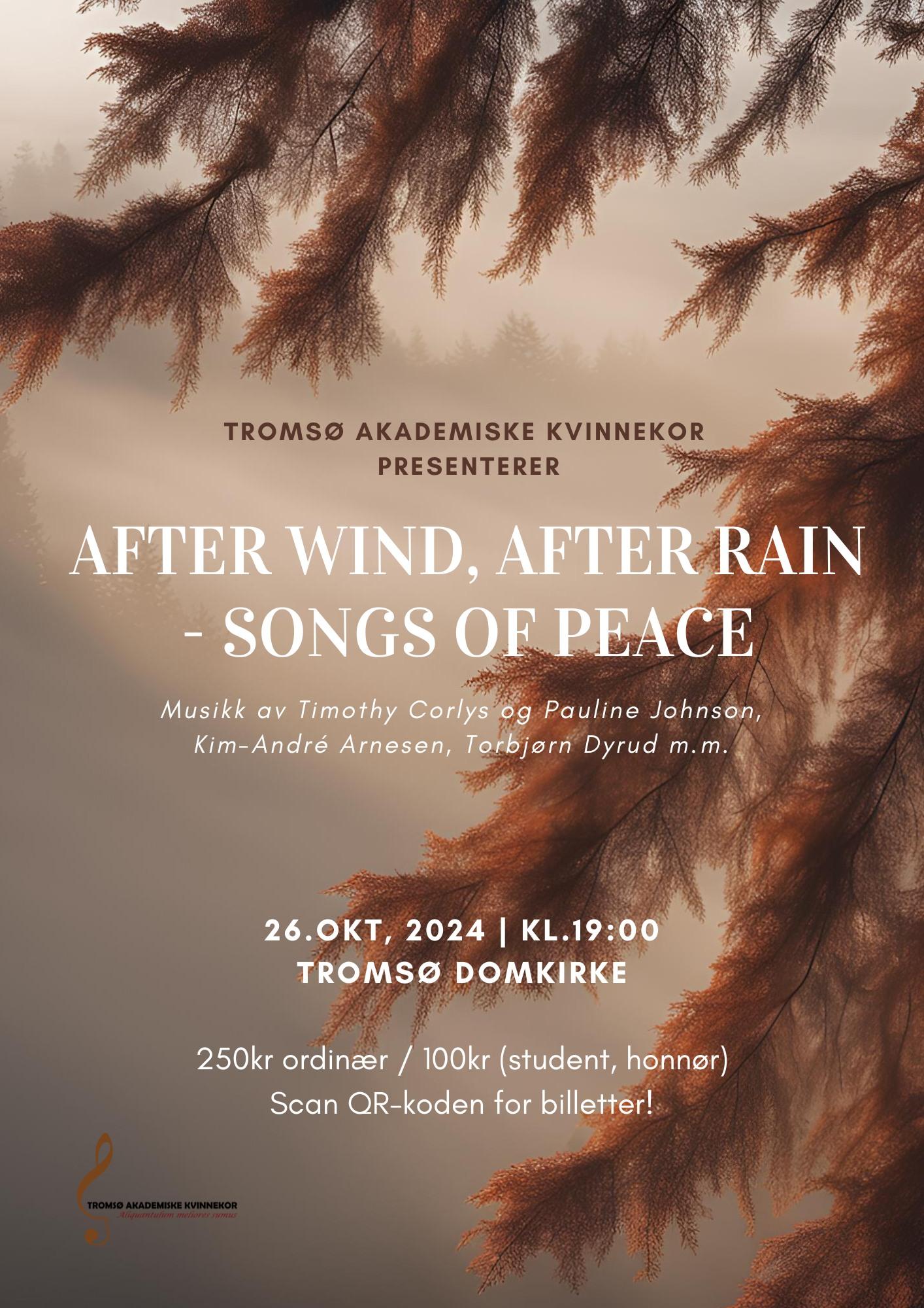 Illustrasjons-/bannerbilde for After wind, after rain - songs of peace