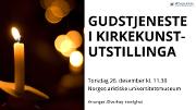 Bilde Gudstjeneste 2. juledag i kirkekunst-utstillinga  