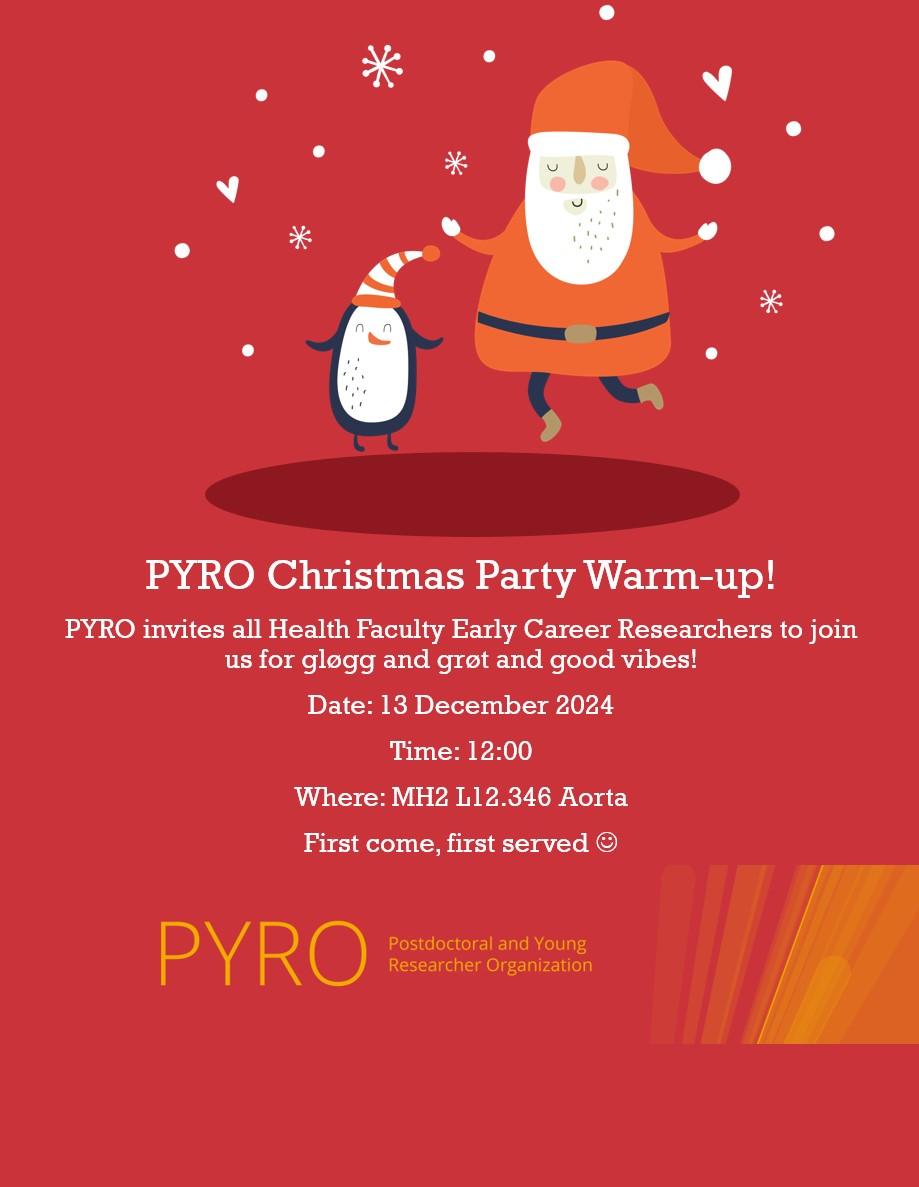 Illustrasjons-/bannerbilde for PYRO Christmas Party Warm-up!