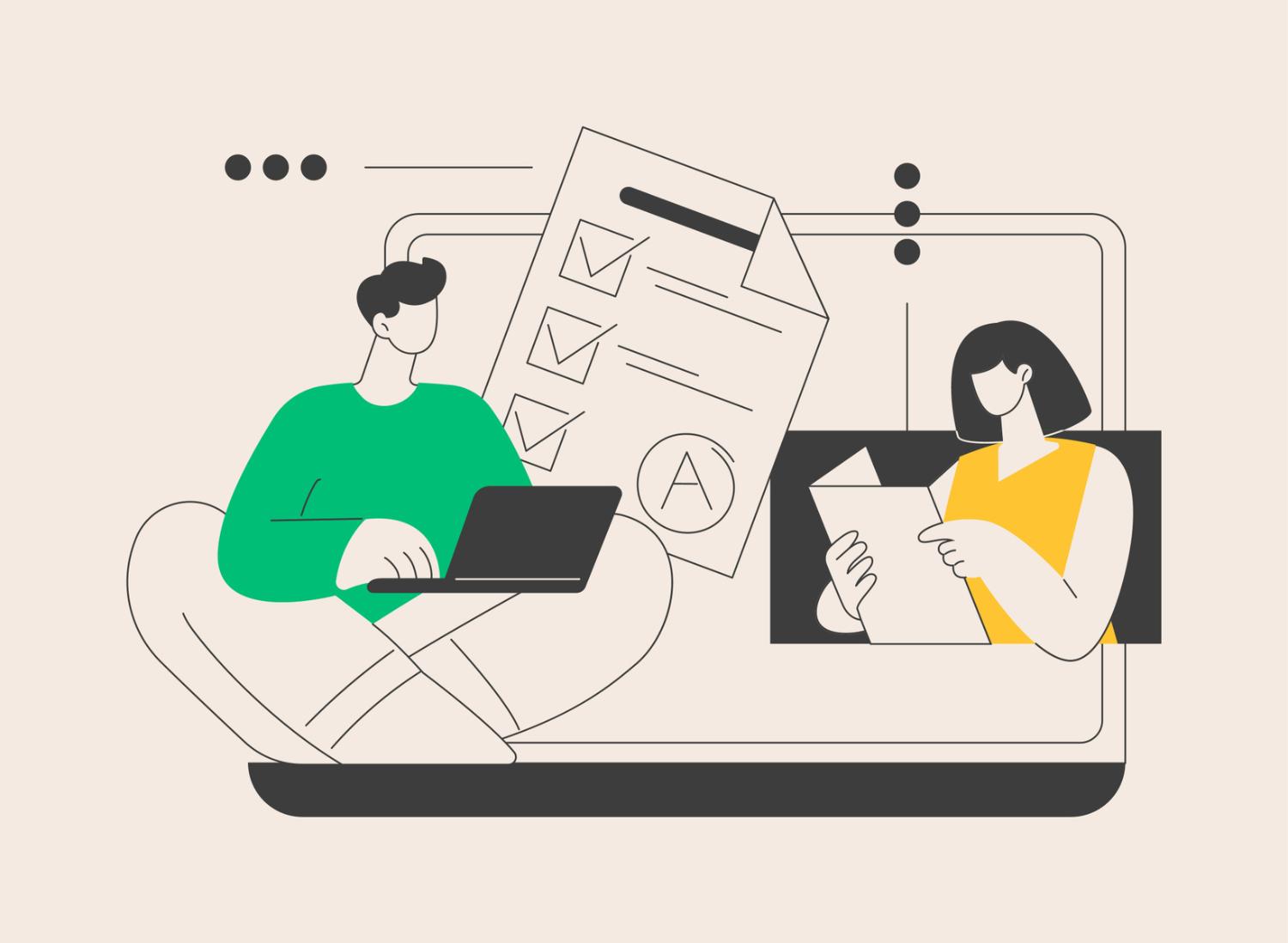 Illustrasjons-/bannerbilde for P&aring; tide &aring; tenke nytt om vurdering og eksamen?