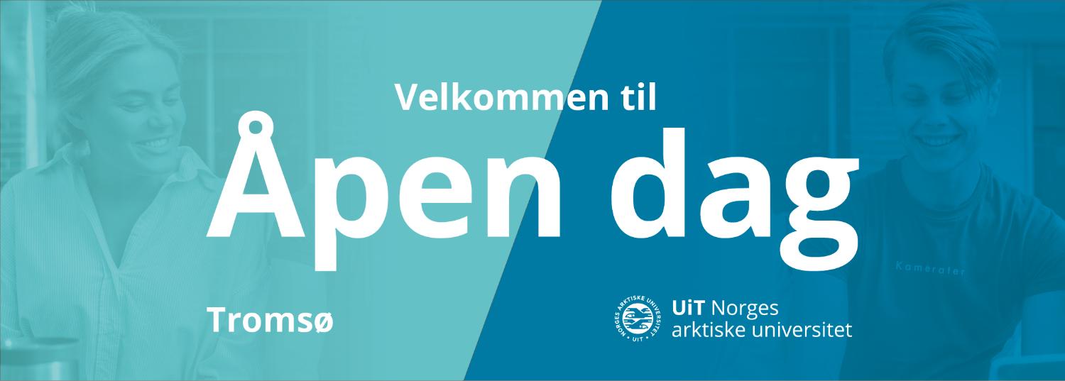 Illustrasjons-/bannerbilde for Åpen dag 2025 - Tromsø 