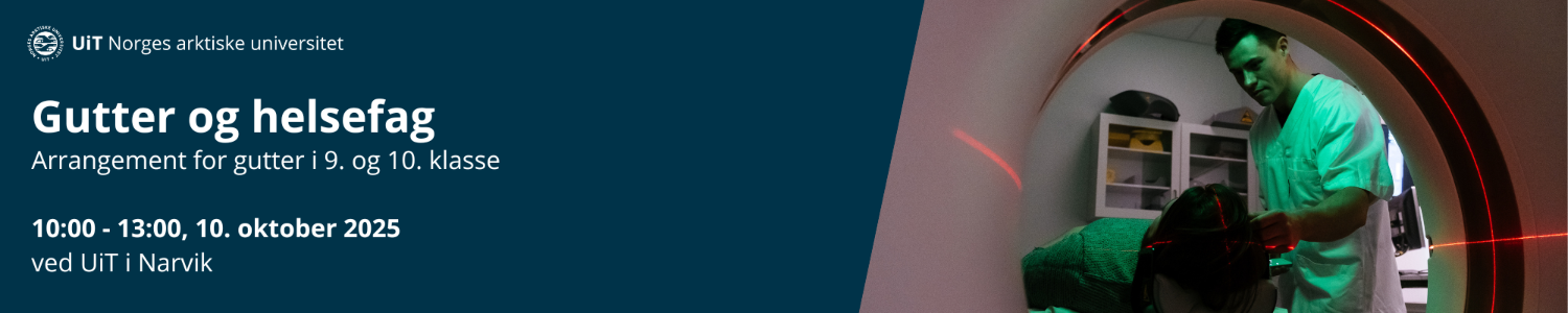 Illustrasjons-/bannerbilde for Gutter og helsefag 2025 - Narvik