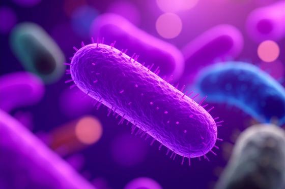 Firefly_bilde med flere typer bakterier. bakteriene har ulike farger og ulike former.  239474_2x3.jpg