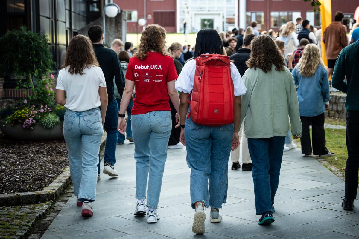 Tør å delta litt sosialt de første ukene, råder professoren. Da dannes de sosiale flokkene. 