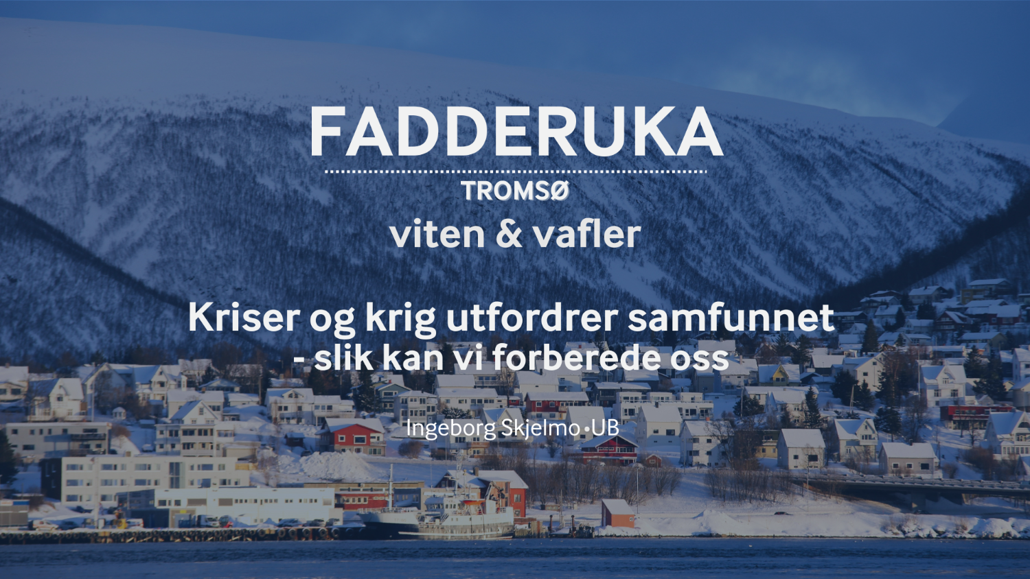 Illustrasjons-/bannerbilde for Viten & vafler: Kriser og krig utfordrer samfunnet - slik kan vi forberede oss