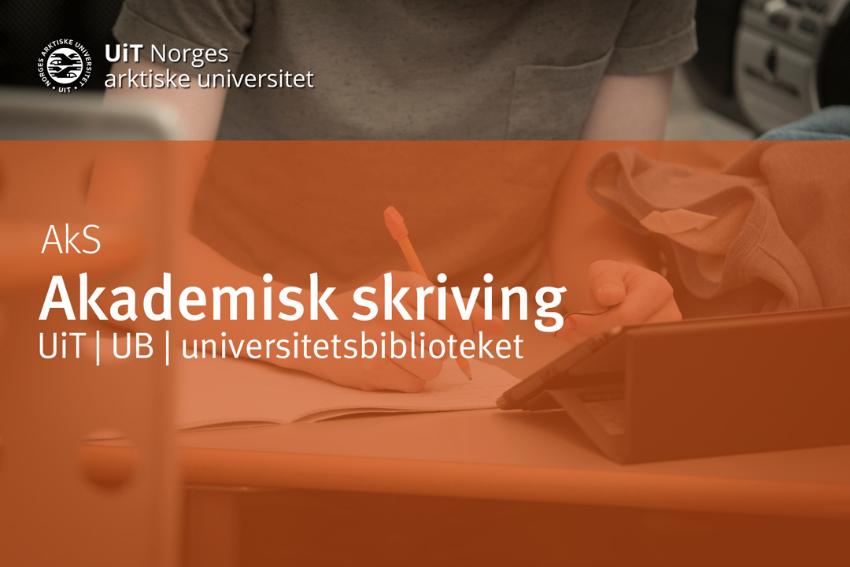 Plakat til akademisk skrivekurs