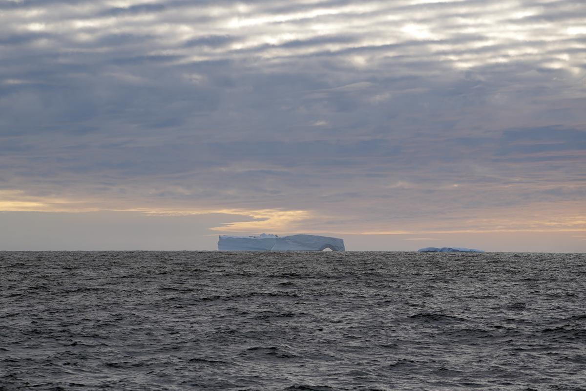 Ice berg in the sea