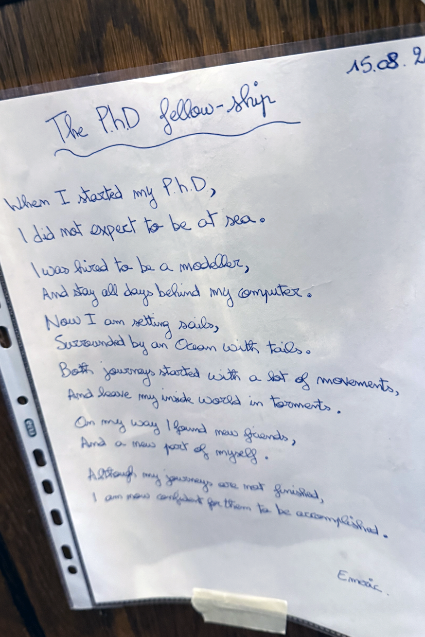 Dikt skrevet for hånd