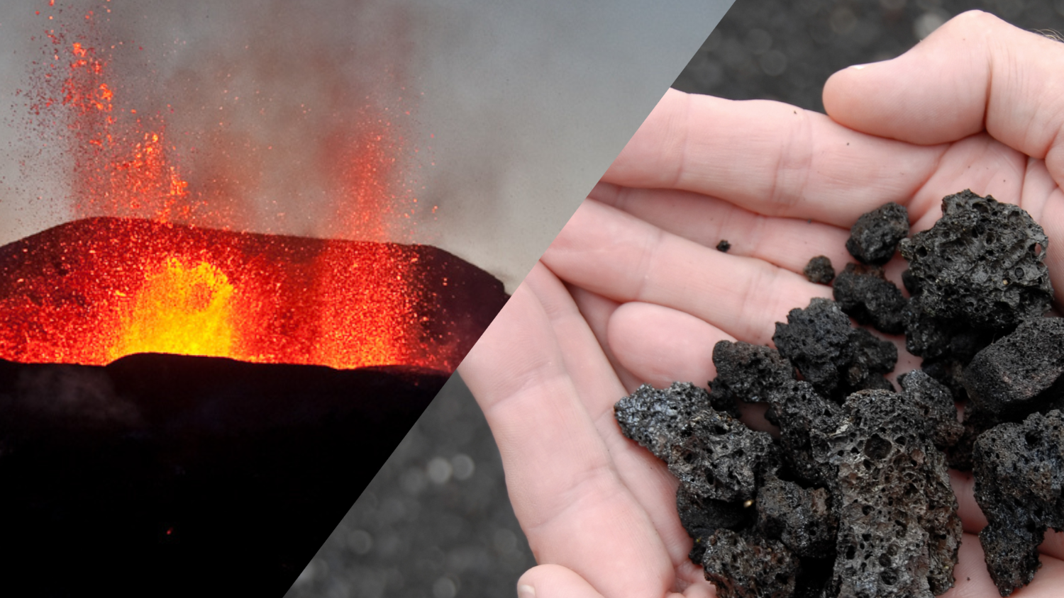 Illustrasjons-/bannerbilde for Glødende geologi: vulkaner! | Aktiviteter for hele familien på Geologiens Dag