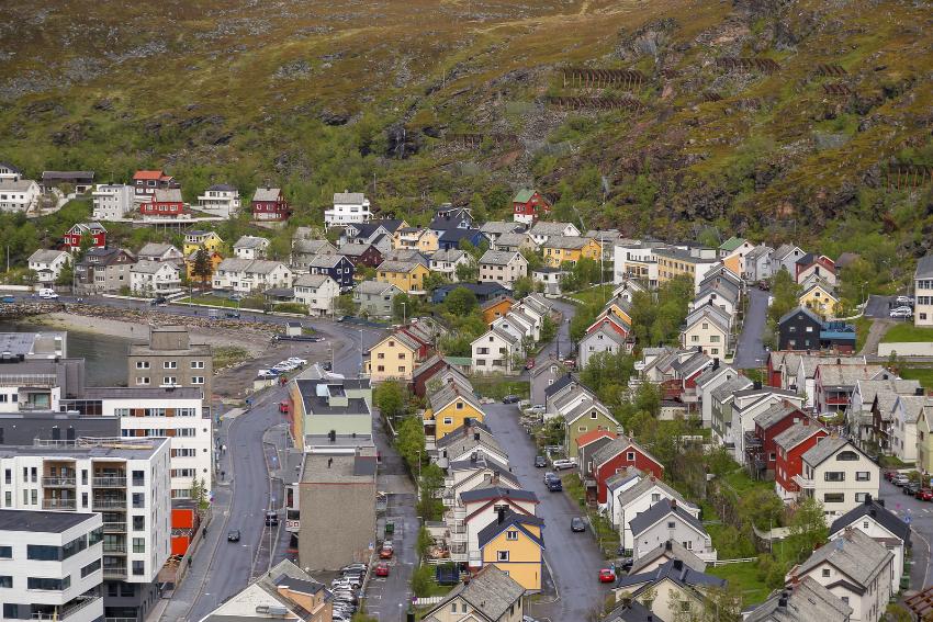 Bilde av gammel bybebyggelse