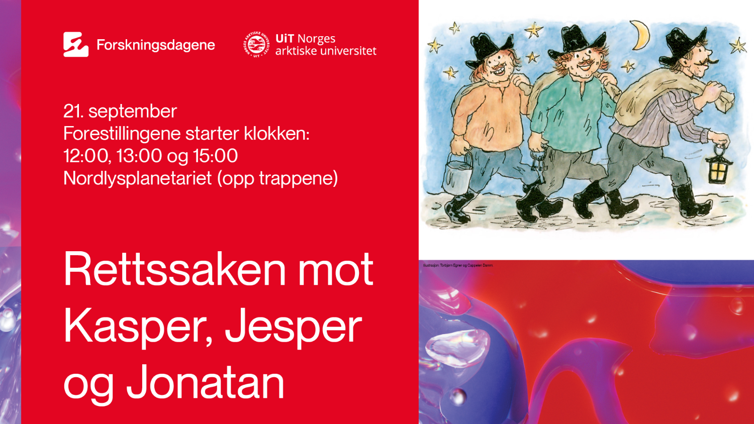 Illustrasjons-/bannerbilde for Rettssaken mot Kasper, Jesper og Jonatan